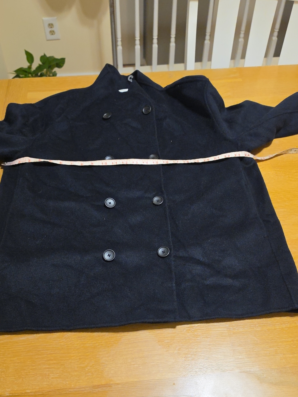 Alex Mill SOPHIA BLACK WOOL Coat SIZE L NWOT - Picture 10 of 16